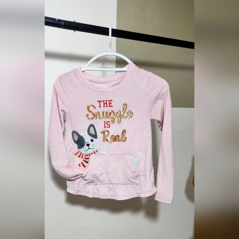 Fleece lounge shirt